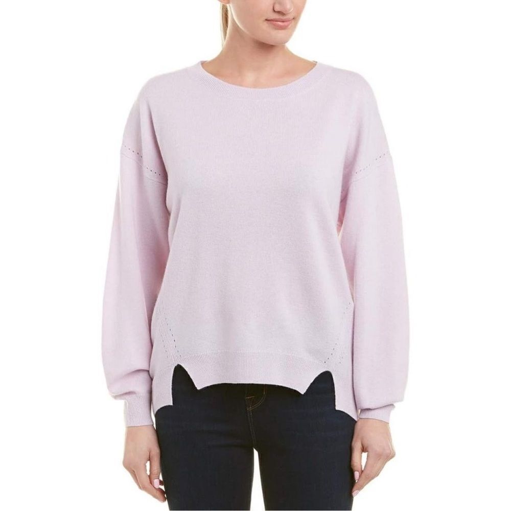 Joie Wool Split Hem Pullover - /Pink - image 1